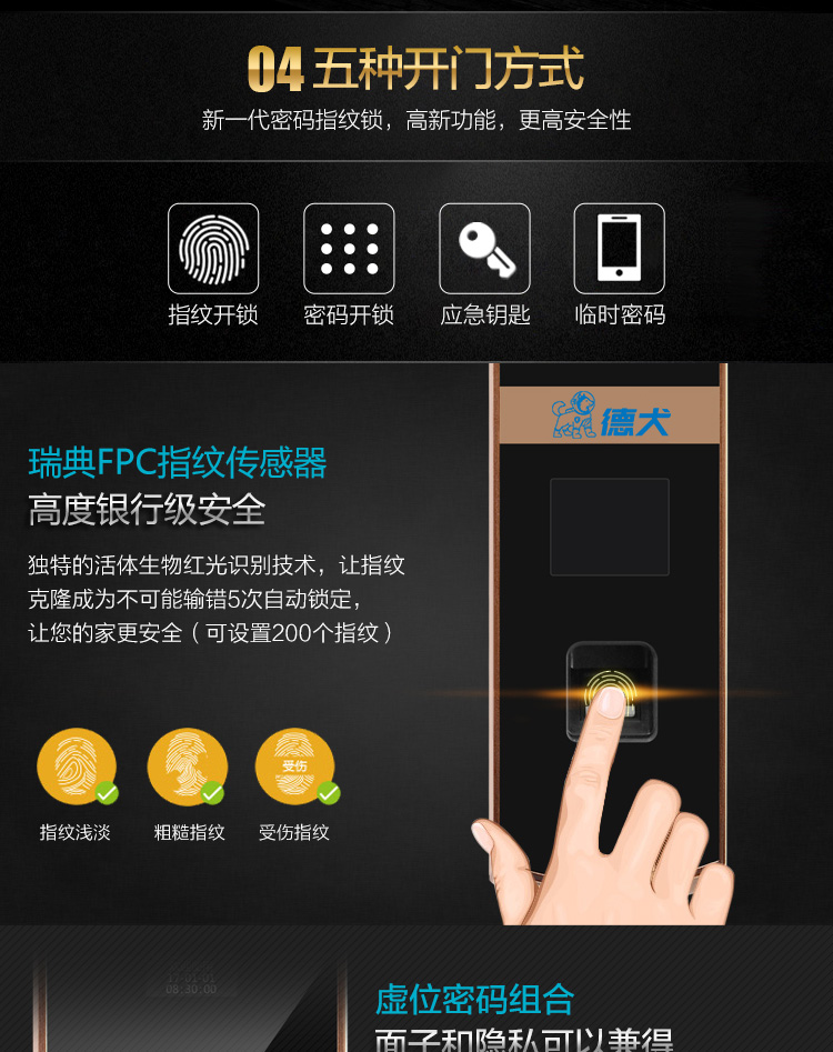最新指纹门，科技革新家居安全